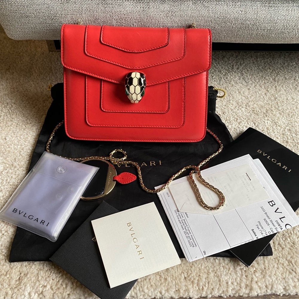 SOLD Bvlgari serpenti forever crossbody small bag